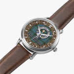 Scottish MacInnes Celtic Ring Silver Automatic Watch Size 46mm
