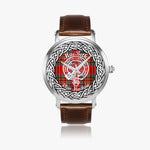 MacBeth Scottish Clan Tartan Crest Badge Silver Automatic Watch Size 46mm