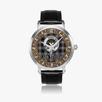 Scottish Moffat Celtic Circle Silver Automatic Watch Size 46mm