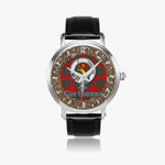 Scottish Cumming Celtic Circle Silver Automatic Watch Size 46mm