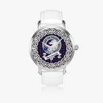 Horsburgh Scottish Clan Tartan Crest Badge Silver Automatic Watch Size 46mm