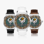 Scottish Melville Celtic Circle Silver Automatic Watch Size 46mm