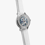 Napier Scottish Clan Tartan Crest Badge Silver Automatic Watch Size 46mm