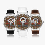 Scottish MacIntyre Celtic Circle Silver Automatic Watch Size 46mm