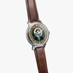 Scottish Oliphant Celtic Circle Silver Automatic Watch Size 46mm