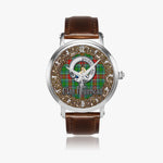 Scottish Muirhead Celtic Circle Silver Automatic Watch Size 46mm