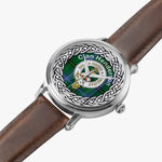 Henderson Scottish Clan Tartan Old Silver Automatic Watch Size 46mm