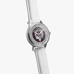MacDonald Scottish Clan Tartan Crest Badge Silver Automatic Watch Size 46mm