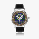 Scottish Strachan Celtic Ring Silver Automatic Watch Size 46mm