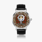 Scottish Boyd Celtic Circle Silver Automatic Watch Size 46mm