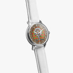 Scottish Gibson Celtic Circle Silver Automatic Watch Size 46mm