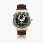 Scottish Learmonth Celtic Circle Silver Automatic Watch Size 46mm