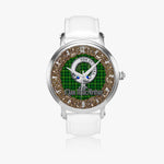 Scottish MacArthur Celtic Circle Silver Automatic Watch Size 46mm