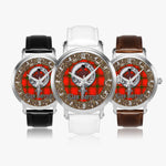 Scottish Darroch Celtic Circle Silver Automatic Watch Size 46mm