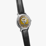 Scottish Houston Celtic Circle Silver Automatic Watch Size 46mm