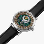 Scottish Murray of Dysart Celtic Ring Silver Automatic Watch Size 46mm