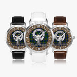 Scottish Gunn Celtic Circle Silver Automatic Watch Size 46mm