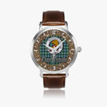 Scottish Melville Celtic Circle Silver Automatic Watch Size 46mm