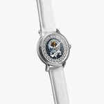 Graham Scottish Clan Tartan Crest Badge Silver Automatic Watch Size 46mm