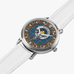 Scottish Pitcairn Celtic Circle Silver Automatic Watch Size 46mm