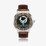 Scottish MacKie Celtic Circle Silver Automatic Watch Size 46mm