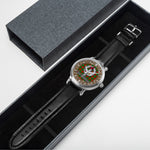 Scottish Middleton Celtic Circle Silver Automatic Watch Size 46mm