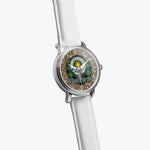Scottish Purves Celtic Circle Silver Automatic Watch Size 46mm
