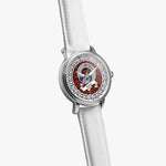 Innes Scottish Clan Tartan Crest Badge Silver Automatic Watch Size 46mm