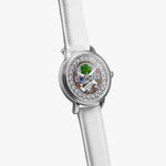 Anderson Scottish Clan Tartan Crest Badge Silver Automatic Watch Size 46mm