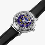 Ochterlony Scottish Clan Tartan Crest Badge Silver Automatic Watch Size 46mm