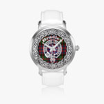Bradley Scottish Clan Tartan Crest Badge Silver Automatic Watch Size 46mm