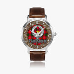 Scottish Rattray Celtic CIrcle Silver Automatic Watch Size 46mm