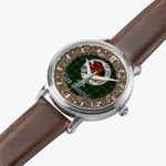 Scottish Beveridge Celtic Circle Silver Automatic Watch Size 46mm