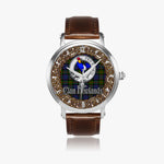 Scottish Newlands Celtic Circle Silver Automatic Watch Size 46mm