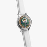 Scottish Murray of Athole Celtic Circle Silver Automatic Watch Size 46mm
