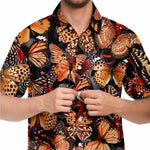 Men Hawaiian Shirt Butterflies Hawaiian Men Short Sleeve Shirt