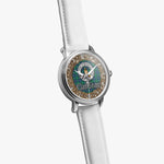 Scottish Shaw Celtic Circle Silver Automatic Watch Size 46mm