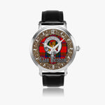 Scottish Nicolson Celtic Circle Silver Automatic Watch Size 46mm
