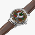 Scottish Kinninmont Celtic Circle Silver Automatic Watch Size 46mm