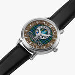 Scottish Lyon Celtic Circle Silver Automatic Watch Size 46mm