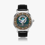 Scottish Lyon Celtic Circle Silver Automatic Watch Size 46mm