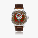 Scottish Dewar Celtic Circle Silver Automatic Watch Size 46mm