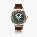 Scottish Turnbull Celtic Circle Silver Automatic Watch Size 46mm