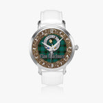 Scottish MacInnes Celtic Circle Silver Automatic Watch Size 46mm