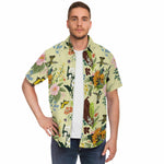 Men Hawaiian Shirt Abstract Art Seamless Pattern Allover Men Short Sleeve Shirt