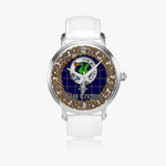 Scottish Crichton Celtic Circle Silver Automatic Watch Size 46mm