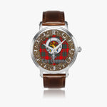 Scottish Cumming Celtic Circle Silver Automatic Watch Size 46mm