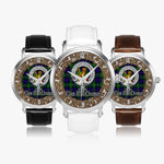 Scottish MacThomas Celtic Circle Silver Automatic Watch Size 46mm