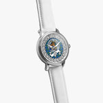Keith Scottish Clan Tartan Crest Badge Silver Automatic Watch Size 46mm