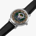 Scottish Wishart Celtic Circle Silver Automatic Watch Size 46mm